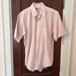 Windsor Shirt Company Pink Short Sleeve 16